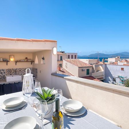 Terrazza Del Convento - Cozy Apartment With Seeview Private Terrace Alghero Exterior photo